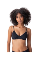 Top Meia Taça Pala Comfort Classicos Preto