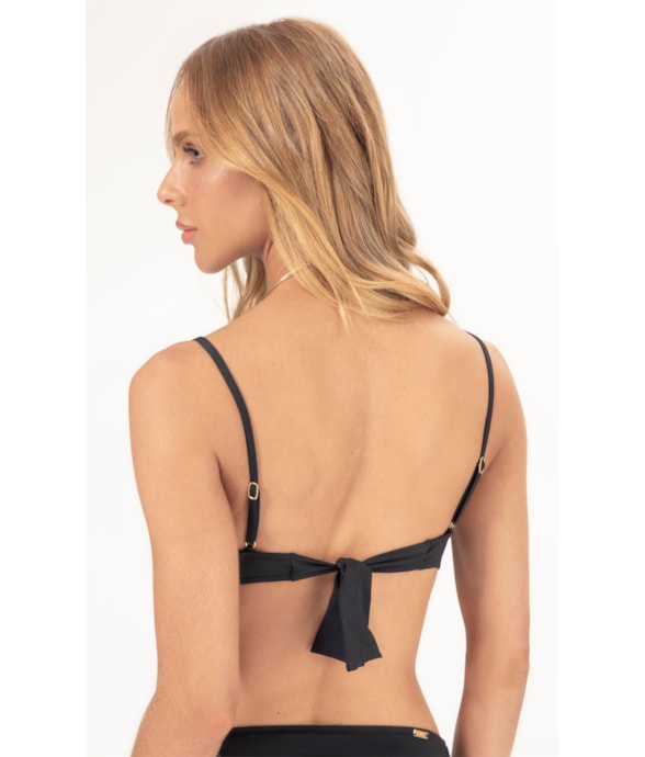 Top Meia Taça Pala Comfort Clássicos Preto i