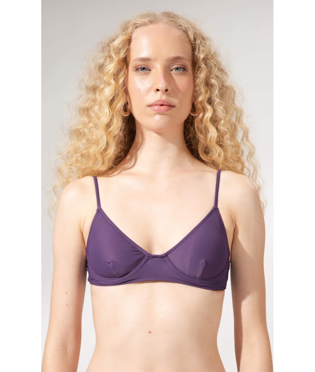 Top Meia Taça Pala Comfort Clássicos Roxo