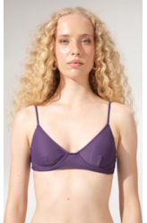 Top Meia Taça Pala Comfort Clássicos Roxo