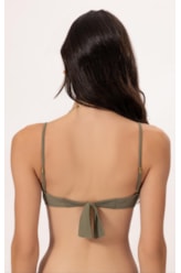 Top Meia Taça Pala Comfort Clássicos Verde Oliva