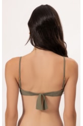 Top Meia Taça Pala Comfort Clássicos Verde Oliva