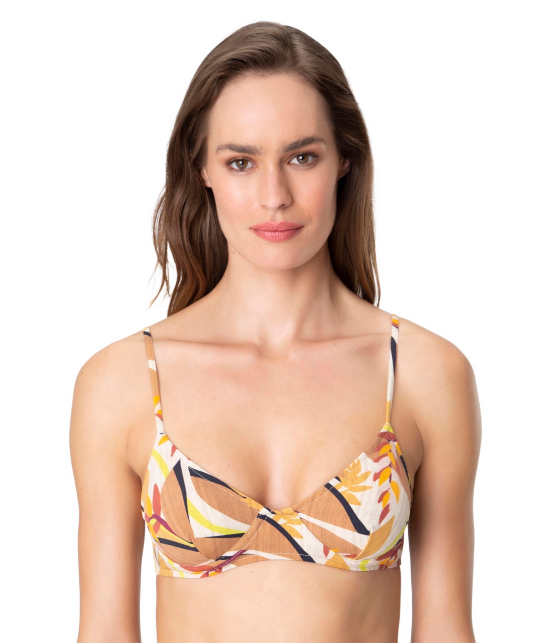 Top Meia Taça Pala Comfort Sofia Amarelo Limao