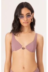 Top Meia Taça Recorte Comfort Air Sense Old Purple