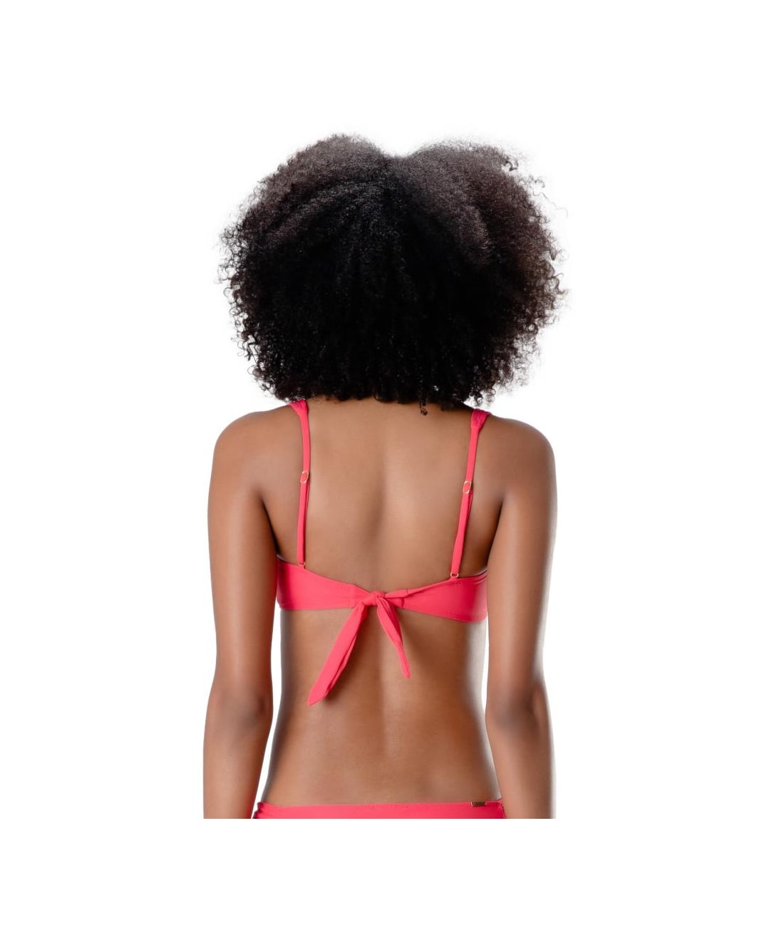 Top Meia Taça Retrô Comfort Corais Magenta