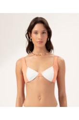 Top Meia Taça Retro Comfort Spritz Salmao