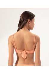 Top Meia Taça Retro Comfort Spritz Salmao
