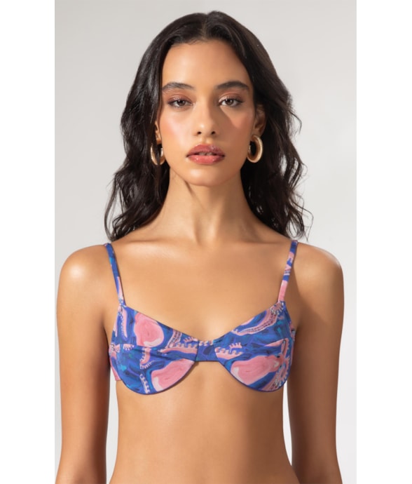 Top Meia Taça Retro Sous-Marine Royal