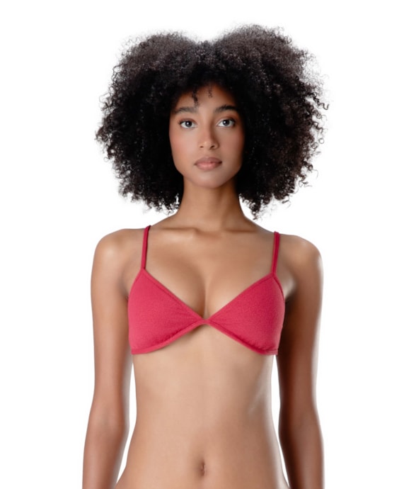 Top Meia Taça Tiras Bobby Magenta