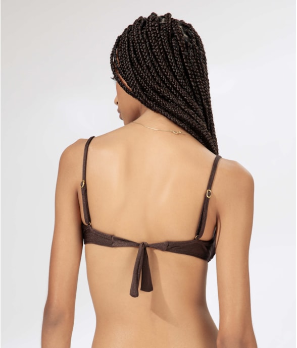 Top Meia Taça Transpassado Comfort Sunset Cafe