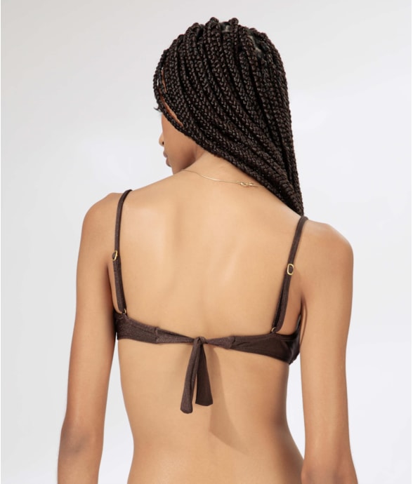 Top Meia Taça Transpassado Comfort Sunset Cafe