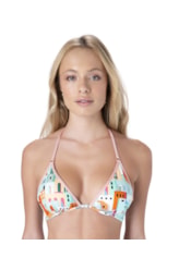 Top Meia Taça Viés Comfort Capri Verde Agua