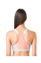 Top Nadador Liso Tricolor Azul Claro