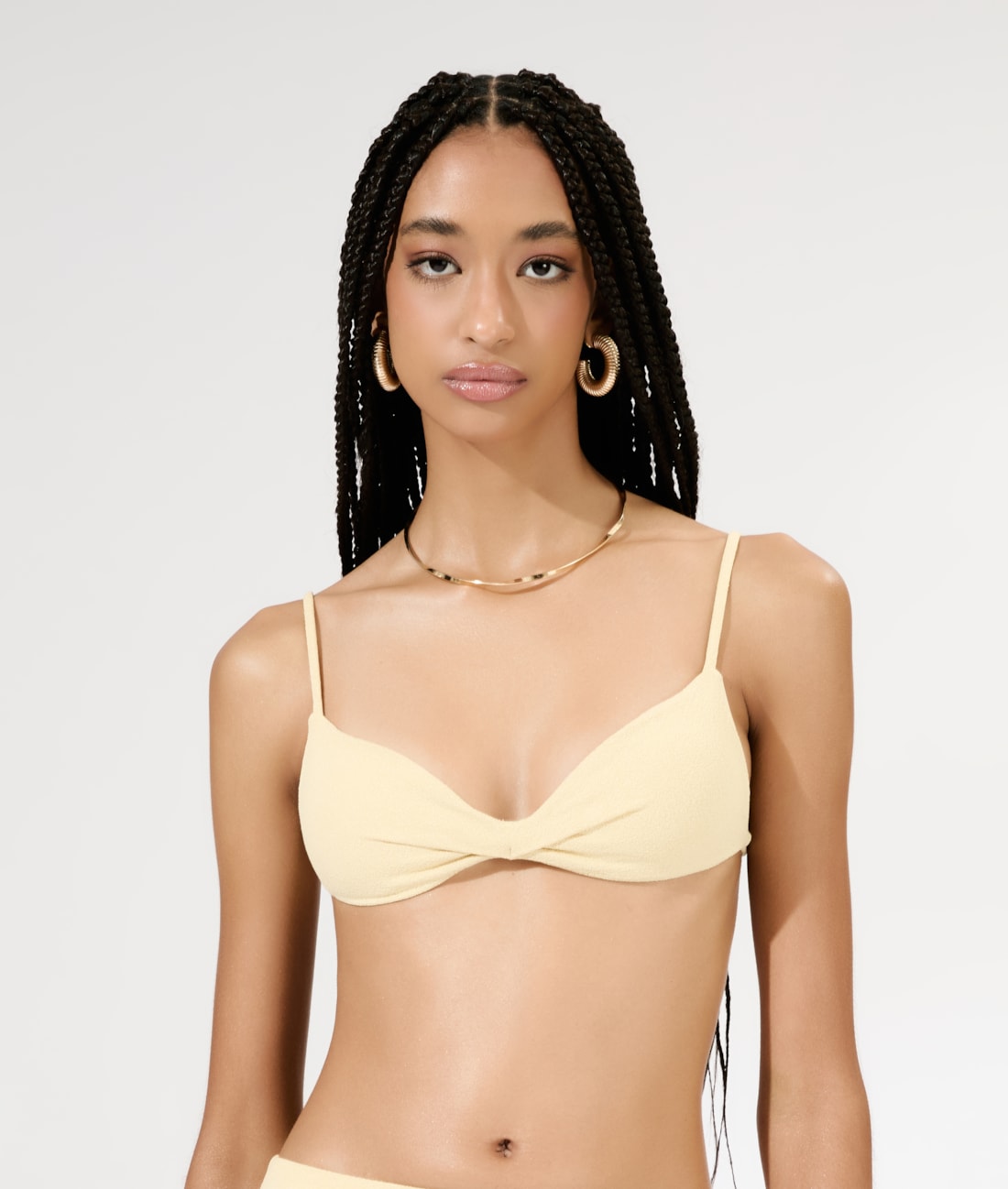 Top Pregas Bobby Amarelo Manteiga