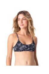 Top Regata Alças Jaguar Preto