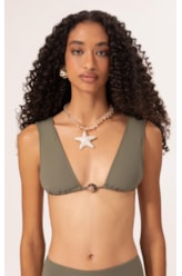 Top Regata Canal Air Sense Verde Militar
