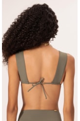 Top Regata Canal Air Sense Verde Militar