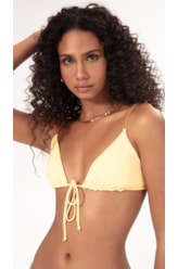 Top Regata Canal Fluid Amarelo Manteiga