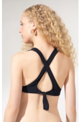 Top Regata Canelado Sculpt Preto