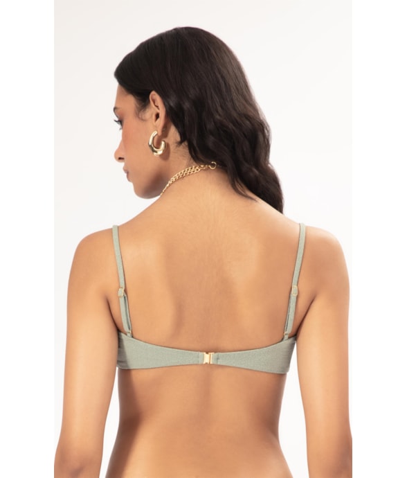 Top Regata Detalhe Contas Bobby Verde Oliva