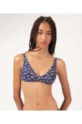 Top Regata Detalhe Papillon Marinho