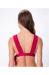 Top Regata Franzido Belize Pink