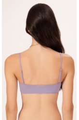 Top Regata Franzido Draping Lilas