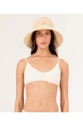 Top Regata Novo Viés Madras Off White