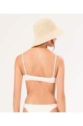 Top Regata Novo Viés Madras Off White