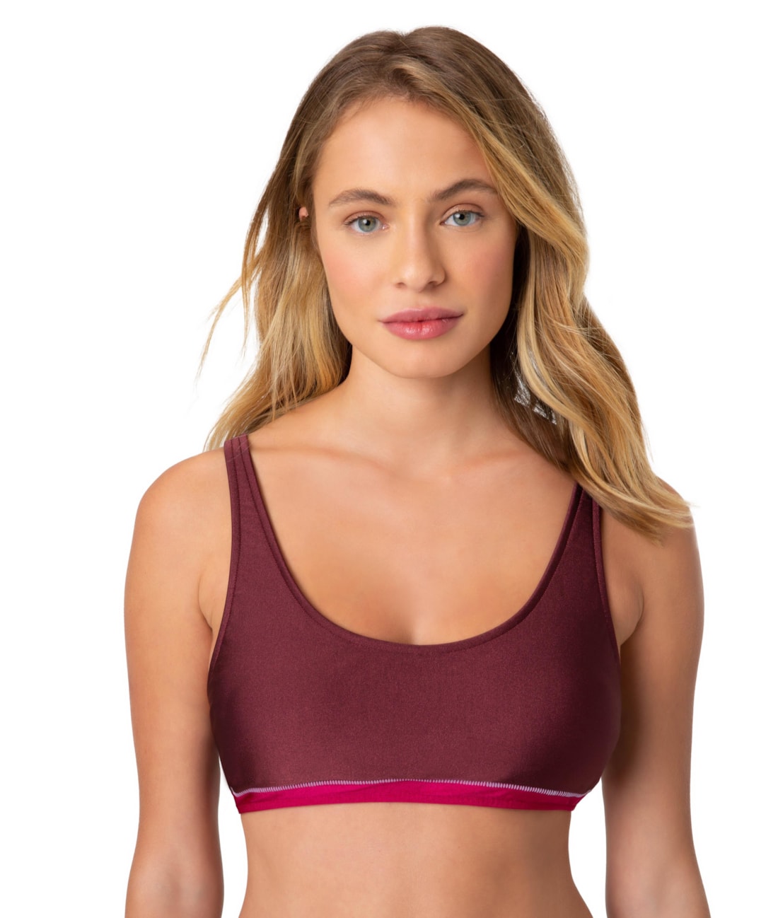 Top Regata Recortes Pink