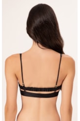 Top Regata Satin Skin Preto