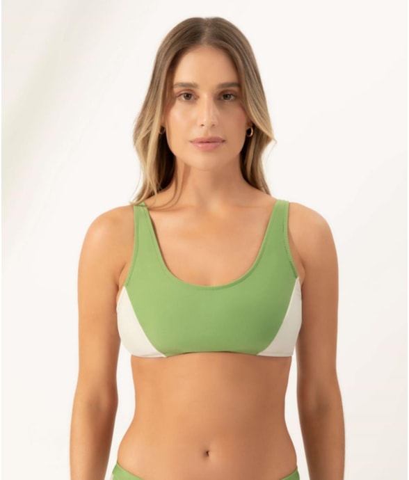 Top Regata Sporty Verde Oliva