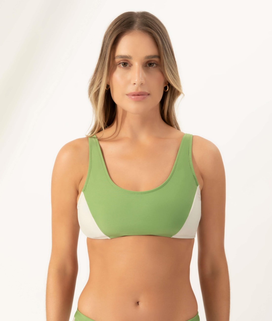 Top Regata Sporty Verde Oliva