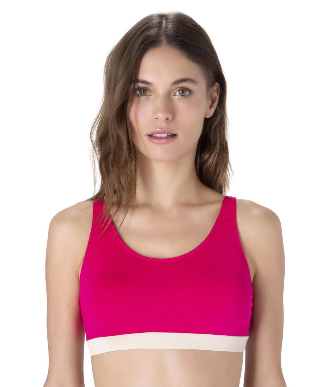 Top Reto Colmeia Pink