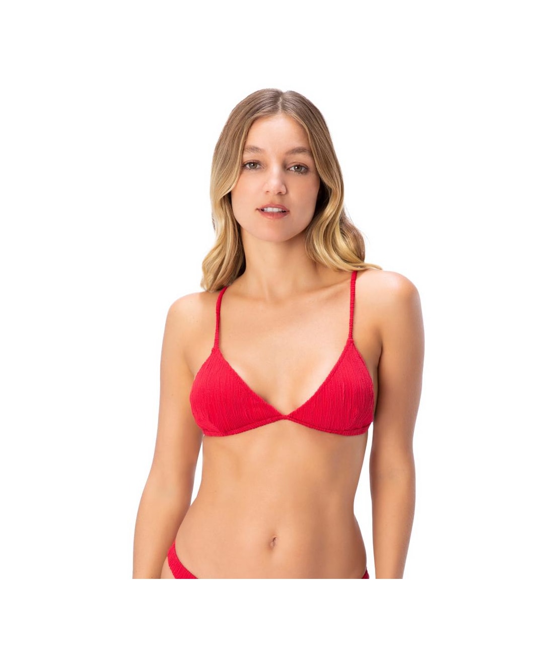 Top Reto Marble Vermelho