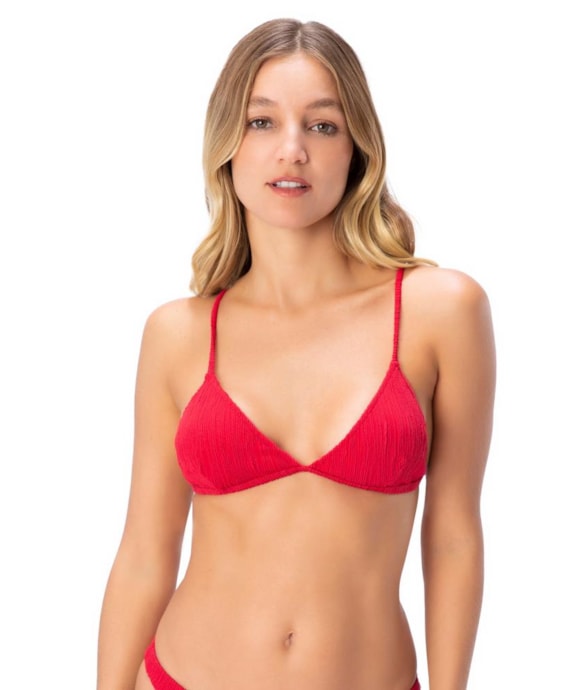 Top Reto Marble Vermelho
