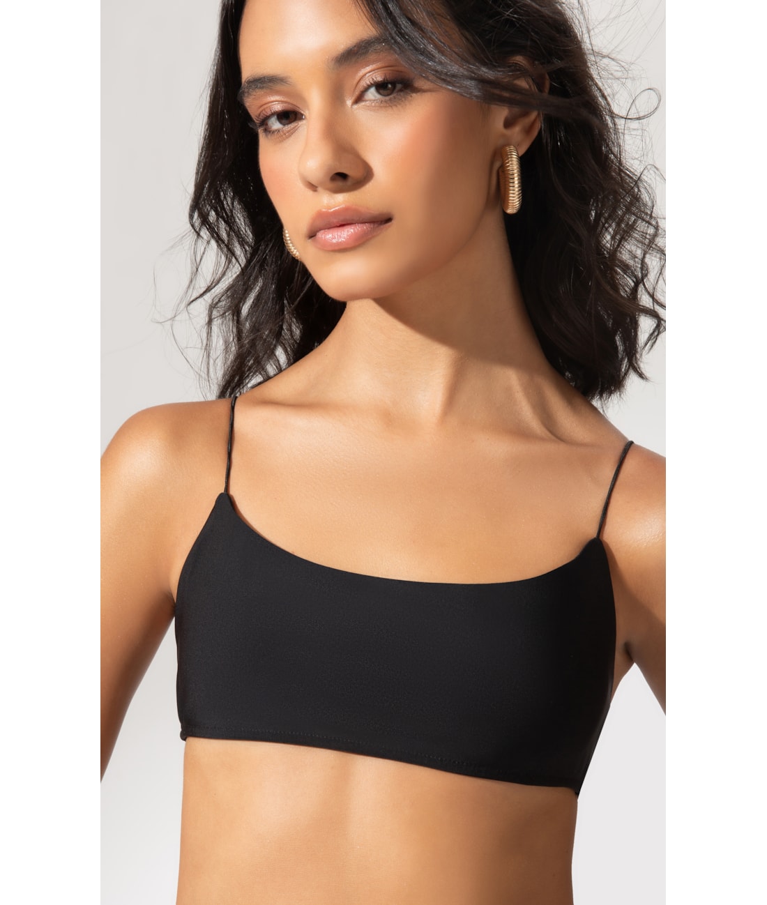 Top Reto Minimal Preto