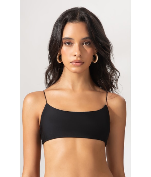 Top Reto Minimal Preto