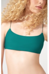 Top Reto Minimal Verde Escuro