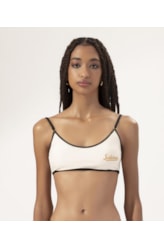 Top Reto Viés Breeze Off White