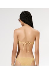 Top Tomara Que Caia Twist Hollywood Dourado