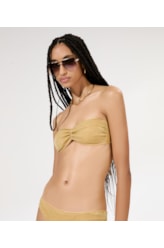 Top Tomara Que Caia Twist Hollywood Dourado