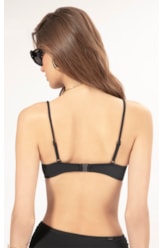 Top Triângulo Com Arco Comfort Essential Preto