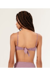 Top Triângulo Com Arco Comfort Positano Roxo