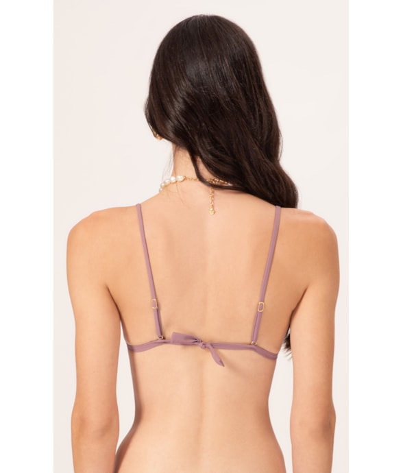 Top Triângulo Fixo Air Sense Old Purple