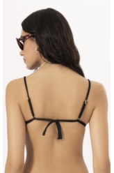 Top Triângulo Fixo Califórnia Preto
