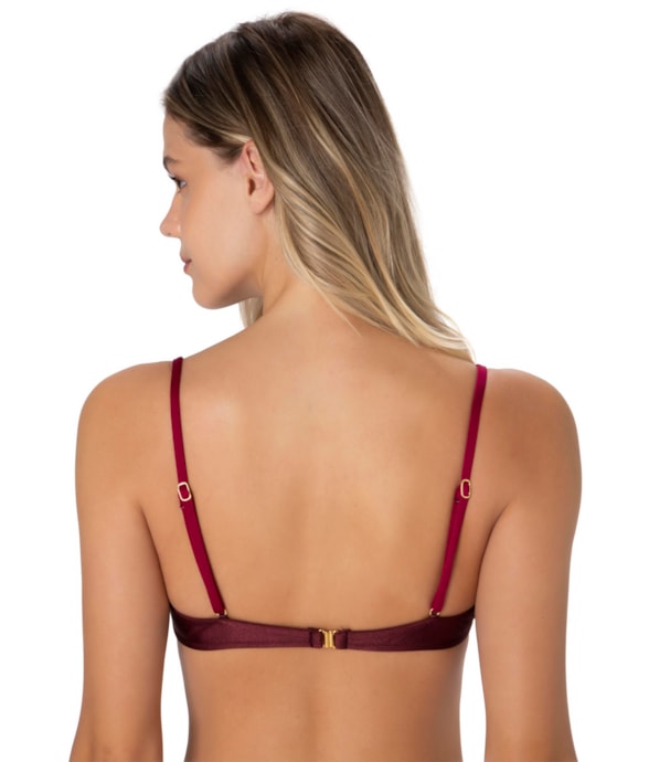Top Triângulo Fixo Eos Pink