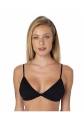 Top Triângulo Fixo Esmeralda Preto