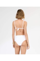 Top Triângulo Fixo Liso Blossom Branco