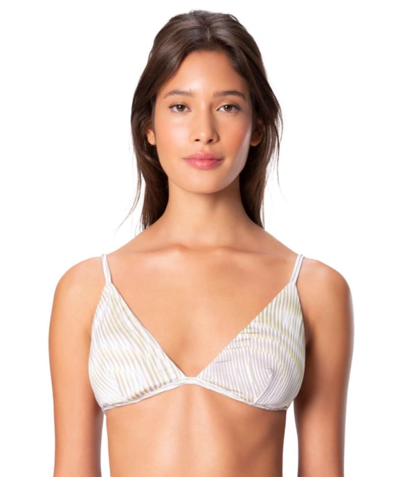 Top Triangulo Fixo Nyx Amarelo Limao